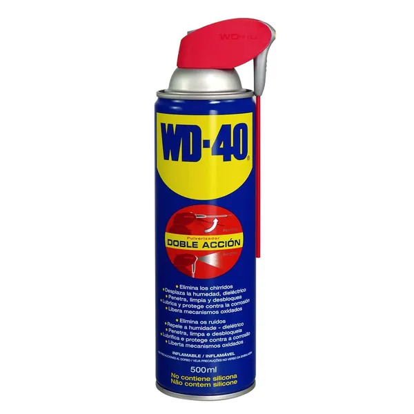 WD40 MULTIUSOS DOBLE ACCIÓN, SPRAY 500ML