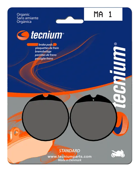 Pastillas de freno Tecnium MA1 Orgánicas