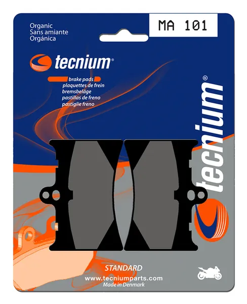 Pastillas de freno Tecnium MA101 Orgánicas