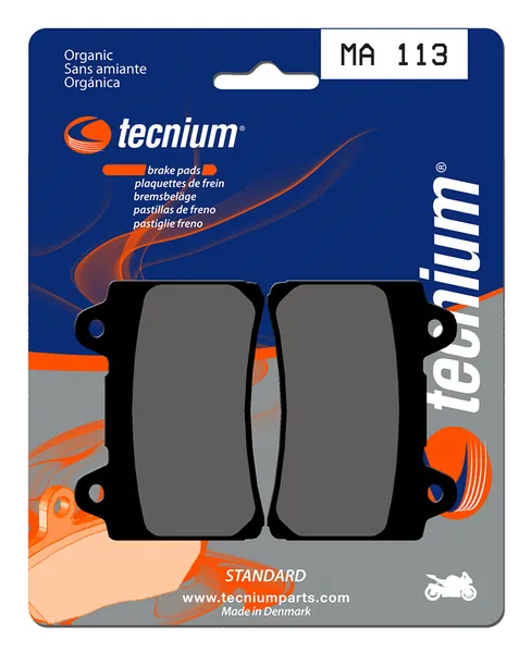 Pastillas de freno Tecnium MA113 Orgánicas