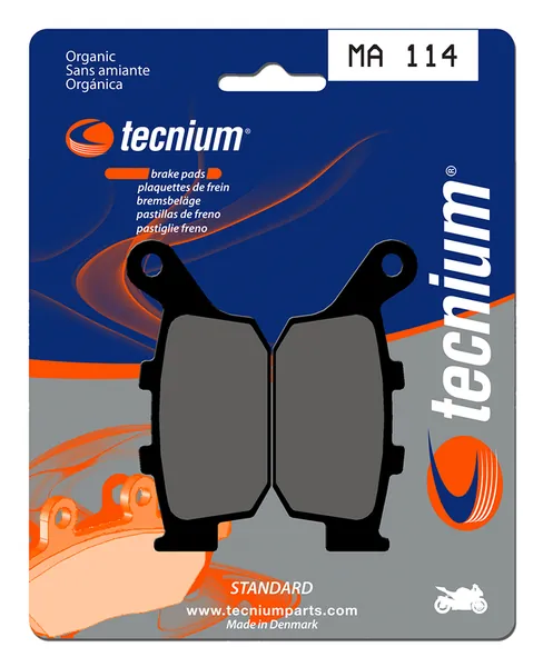 Pastillas de freno Tecnium MA114 Orgánicas