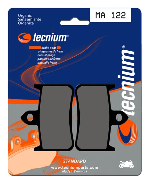 Pastillas de freno Tecnium MA122 Orgánicas