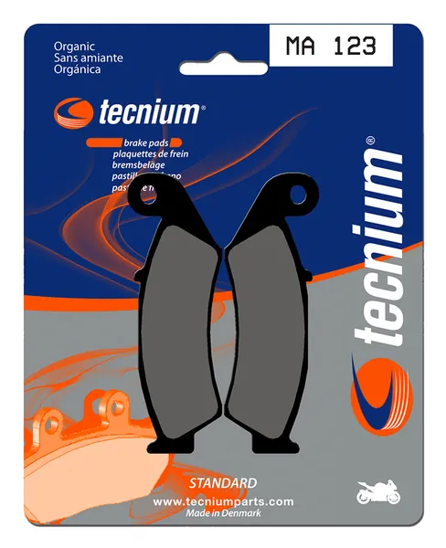 Pastillas de freno Tecnium MA123 Orgánicas