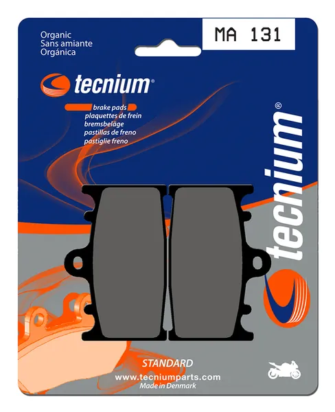 Pastillas de freno Tecnium MA131 Orgánicas