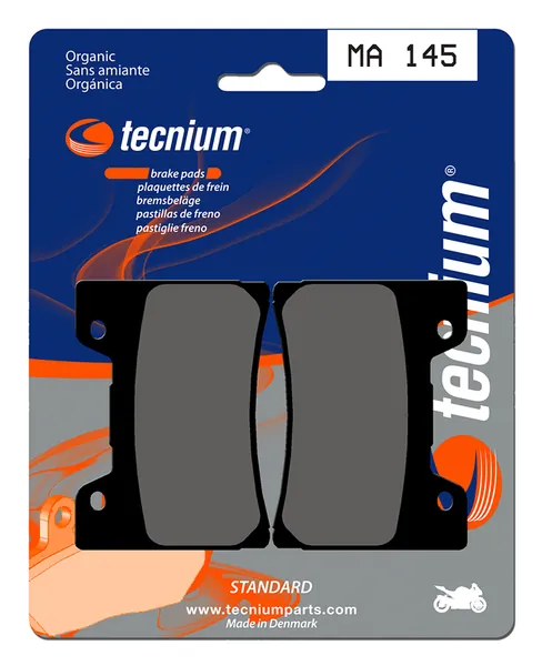 Pastillas de freno Tecnium MA145 Orgánicas