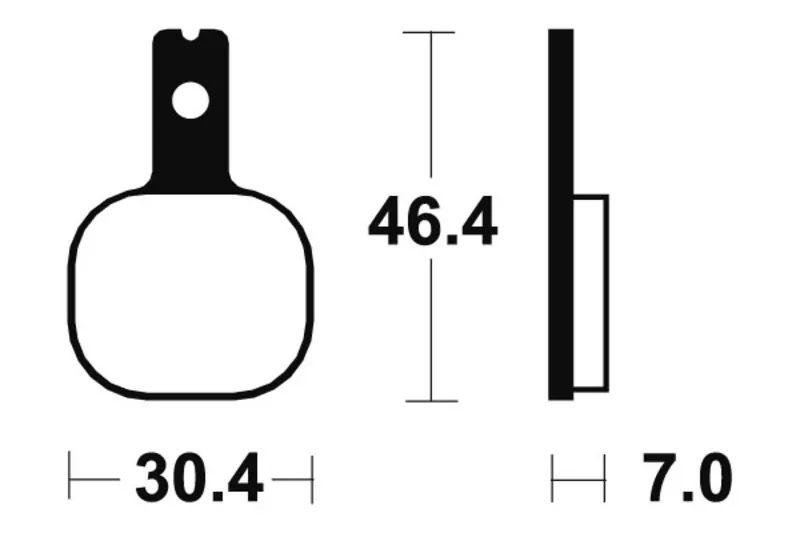 Pastillas de freno Tecnium MA155 Orgánicas