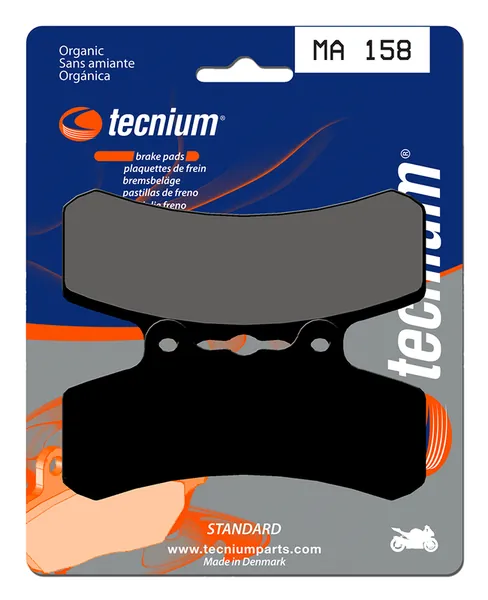 Pastillas de freno Tecnium MA158 Orgánicas