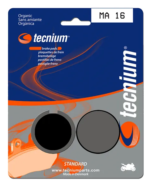 Pastillas de freno Tecnium MA16 Orgánicas