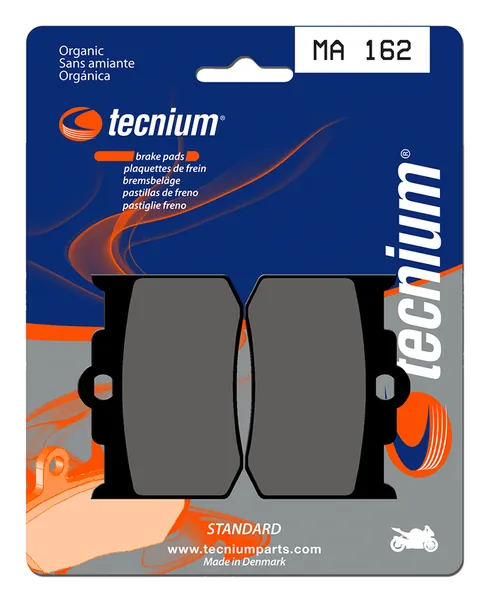 Pastillas de freno Tecnium MA162 Orgánicas