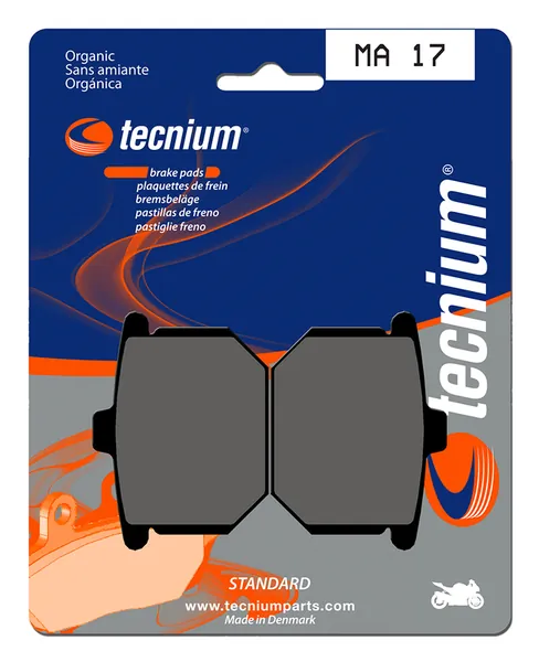 Pastillas de freno Tecnium MA17 Orgánicas