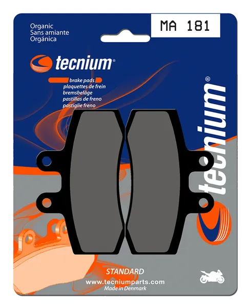 Pastillas de freno Tecnium MA181 Orgánicas