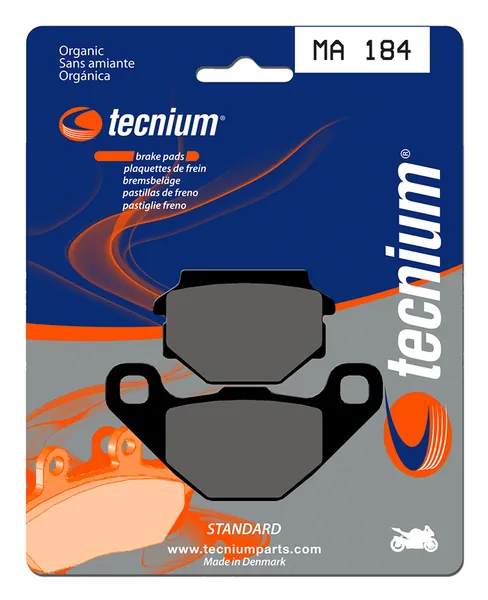 Pastillas de freno Tecnium MA184 Orgánicas