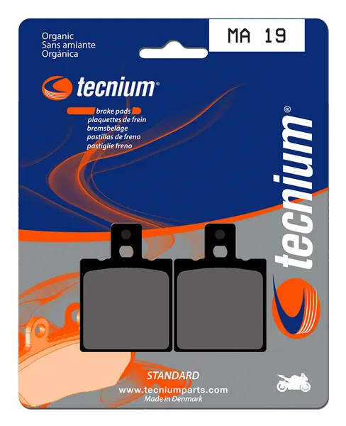 Pastillas de freno Tecnium MA19 Orgánicas