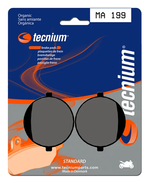 Pastillas de freno Tecnium MA199 Orgánicas