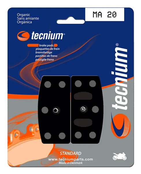 Pastillas de freno Tecnium MA20 Orgánicas