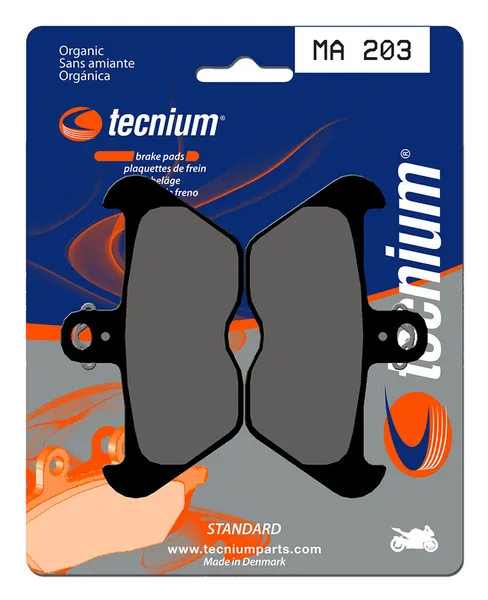 Pastillas de freno Tecnium MA203 Orgánicas