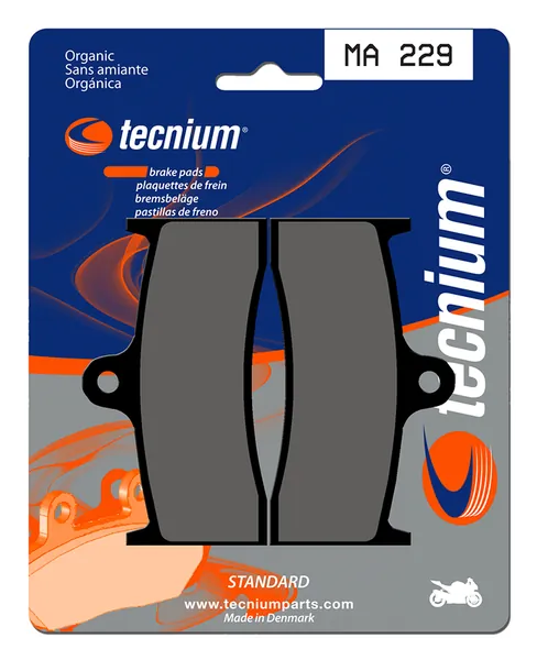 Pastillas de freno Tecnium MA229 Orgánicas