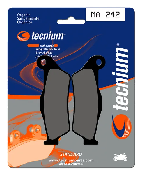 Pastillas de freno Tecnium MA242 Orgánicas
