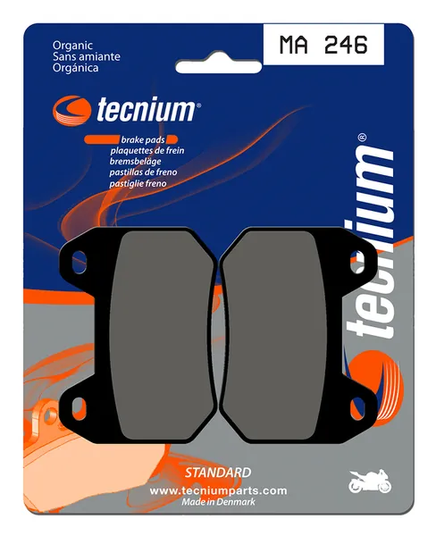 Pastillas de freno Tecnium MA246 Orgánicas