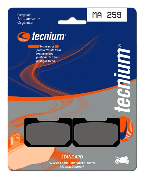 Pastillas de freno Tecnium MA259 Orgánicas