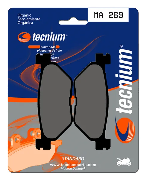 Pastillas de freno Tecnium MA269 Orgánicas