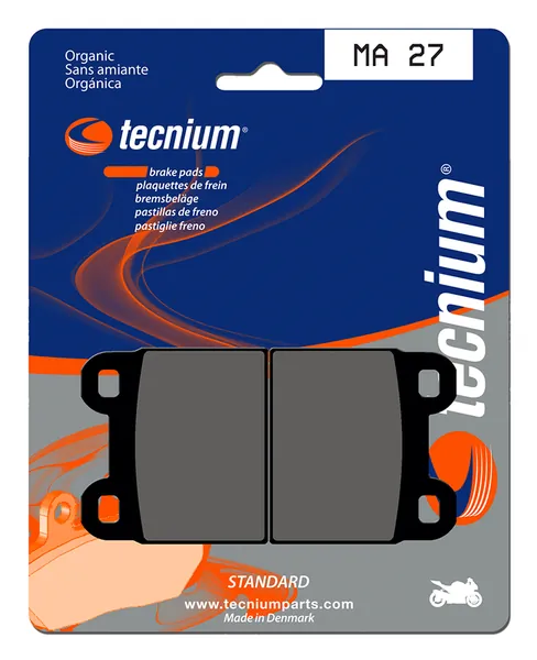 Pastillas de freno Tecnium MA27 Orgánicas