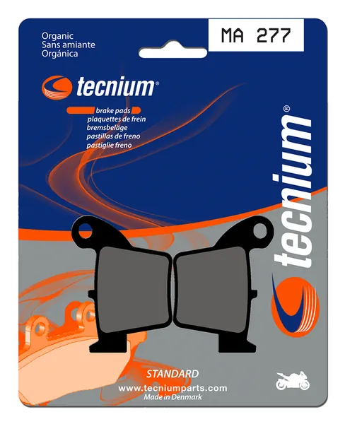 Pastillas de freno Tecnium MA277 Orgánicas