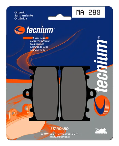 Pastillas de freno Tecnium MA289 Orgánicas