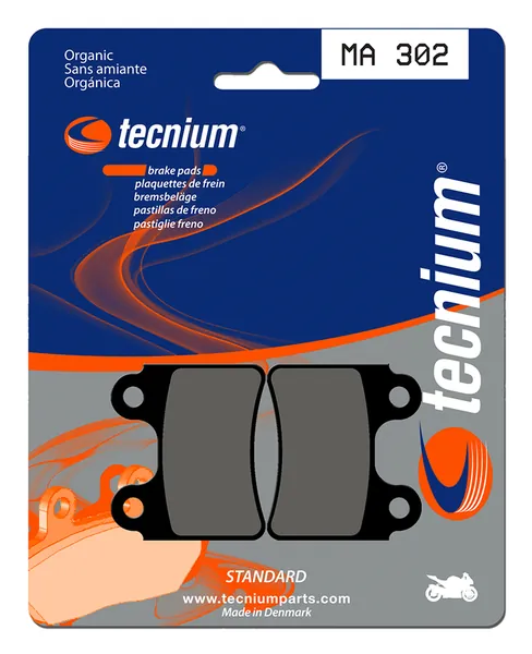Pastillas de freno Tecnium MA302 Orgánicas