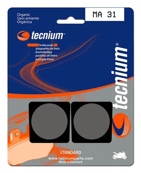 Pastillas de freno Tecnium MA31 Orgánicas