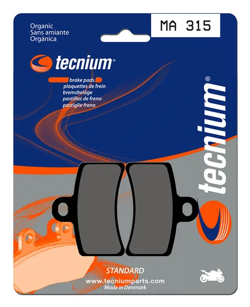 Pastillas de freno Tecnium MA315 Orgánicas
