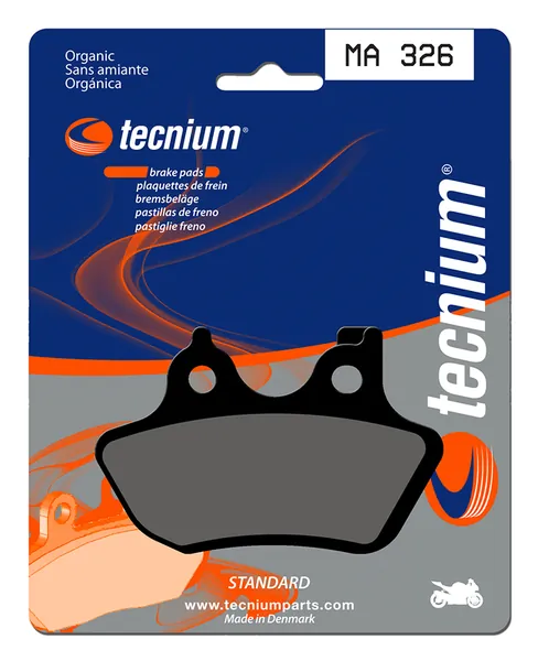 Pastillas de freno Tecnium MA326 Orgánicas