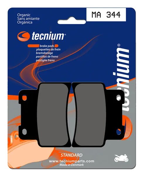 Pastillas de freno Tecnium MA344 Orgánicas