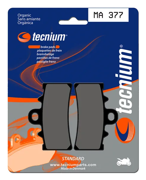Pastillas de freno Tecnium MA377 Orgánicas