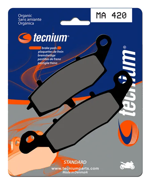 Pastillas de freno Tecnium MA420 Orgánicas