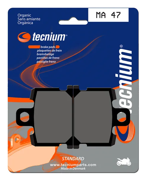 Pastillas de freno Tecnium MA47 Orgánicas