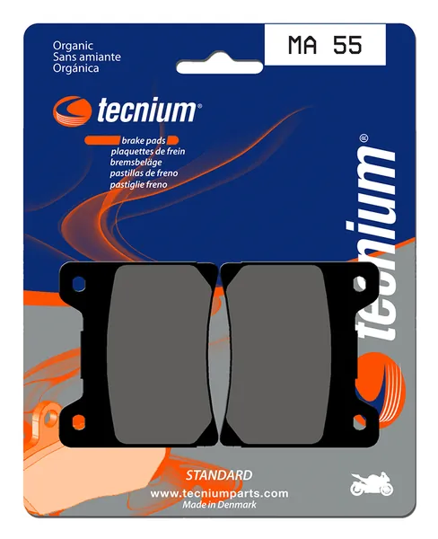 Pastillas de freno Tecnium MA55 Orgánicas