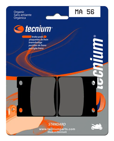 Pastillas de freno Tecnium MA56 Orgánicas