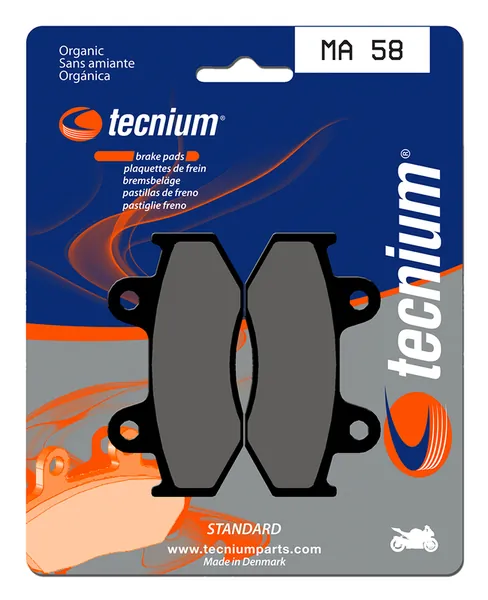 Pastillas de freno Tecnium MA58 Orgánicas