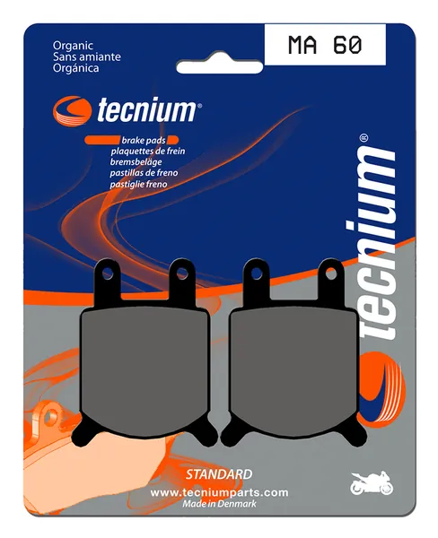 Pastillas de freno Tecnium MA60 Orgánicas