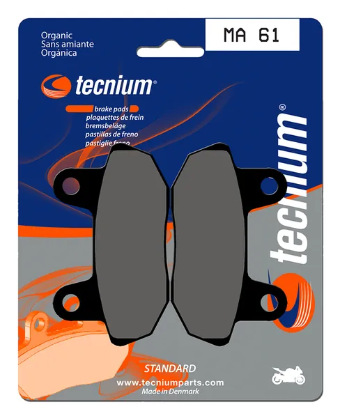 Pastillas de freno Tecnium MA61 Orgánicas