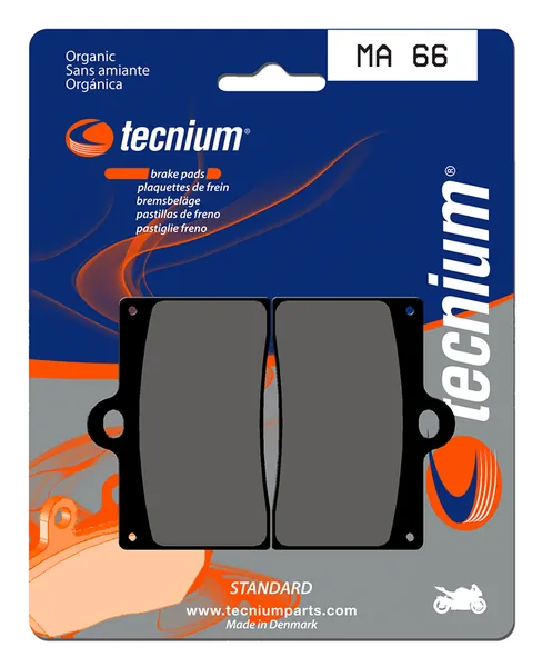 Pastillas de freno Tecnium MA66 Orgánicas
