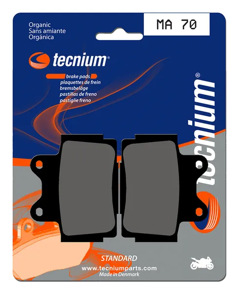 Pastillas de freno Tecnium MA70 Orgánicas
