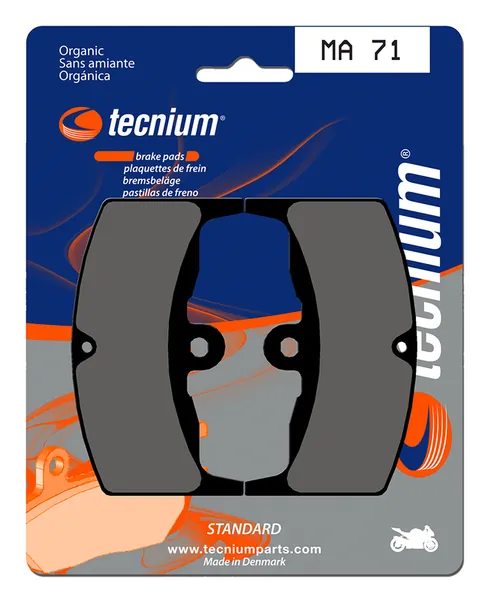 Pastillas de freno Tecnium MA71 Orgánicas