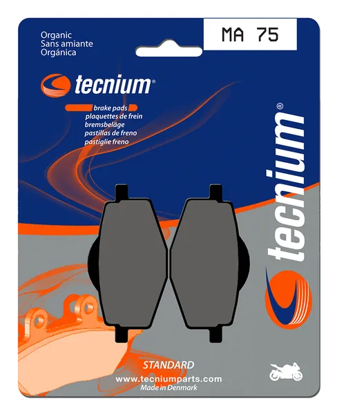Pastillas de freno Tecnium MA75 Orgánicas