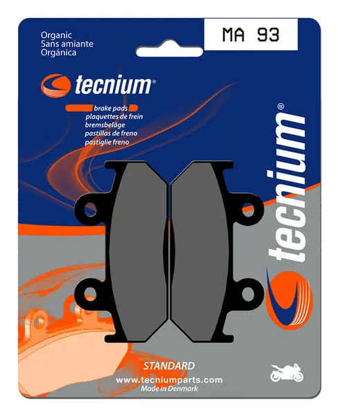 Pastillas de freno Tecnium MA93 Orgánicas
