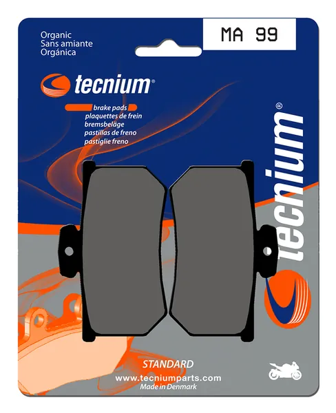 Pastillas de freno Tecnium MA99 Orgánicas