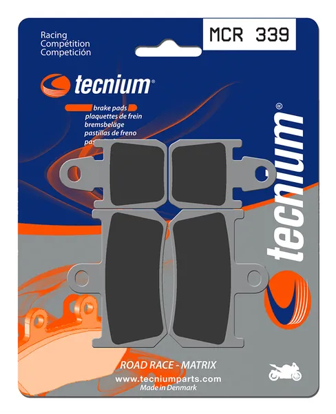 Pastillas de freno Tecnium MCR339 Sinterizadas Carbono