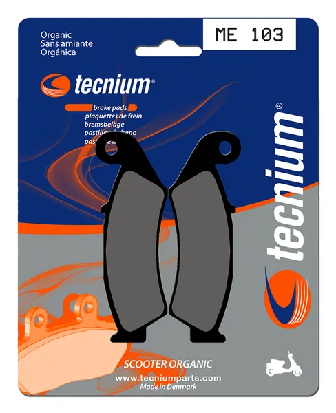 Pastillas de freno Tecnium Scooter orgánicas ME103