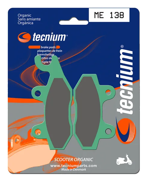 Pastillas de freno Tecnium Scooter orgánicas ME138